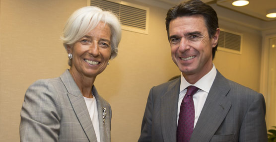El ministro Soria explica a la directora del FMI que los mejores datos de Espa&ntilde;a provienen del Sector Tur&iacute;stico