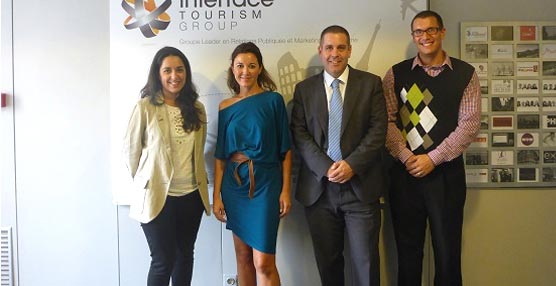 Los técnicos del Patronato de Turismo durante su estancia en Francia.