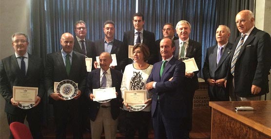 La entrega del galardón a Expourense y a otras entidades.