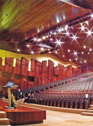 Uno de los auditorios del Palacio de Ferias y Congresos de Málaga.
