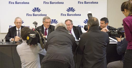 La presentación de los resultados de 2014 de Fira de Barcelona.