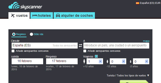 La facturaci&oacute;n de Skyscanner crece por encima del 40% en 2014 gracias a su transici&oacute;n de vuelos a viajes