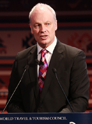 El presidente y director ejecutivo de WTTC, David Scowsill.