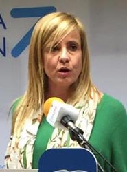 La candidata del PP al Parlamento de Andalucía, Rosario Alarcón.