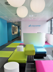 Interior de las nuevas oficinas en Barcelona.
