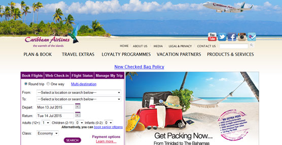Caribbean Airlines implementará la tecnología de Amadeus para mejorar su sistema de gestión de pasajeros