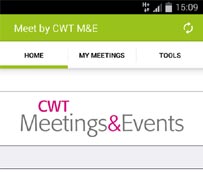 CWT Meetings &amp; Events desarrolla una aplicaci&oacute;n m&oacute;vil para dar a conocer los aspectos principales de las reuniones