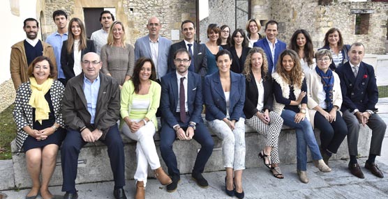 Los profesionales asistentes a la formación sobre eventos sostenibles.