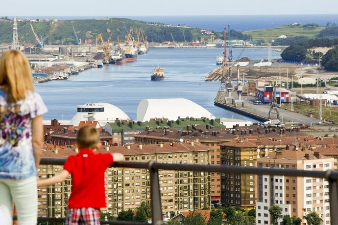 Vista de Avilés.