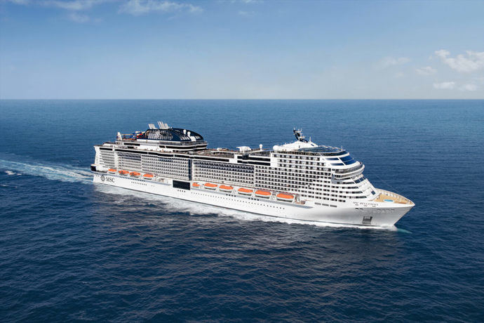 MSC Cruceros reducirá hasta un 15% las emisiones de toda su flota para 2026