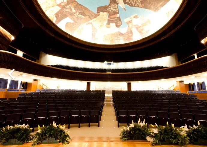 Interior del Auditorio Castellana 33 en Madrid.