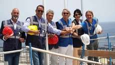 Moises Jorge Naranjo, Blas Acosta, Rafael Perdomo, Monti Galmés, Marisol Placeres y Miguel Galmés Schwarz.
