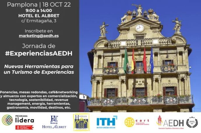 Jornada #ExperienciasAEDH en Pamplona el 18 de octubre