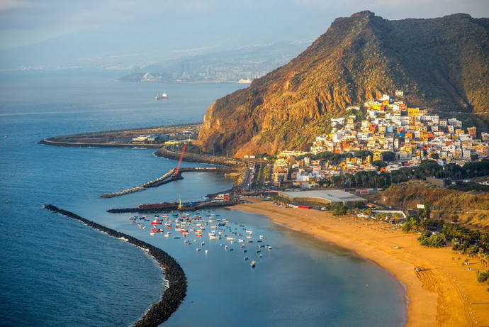 Playa en Tenerife.