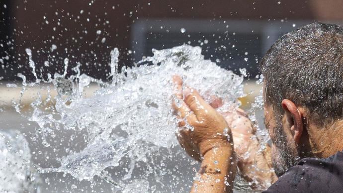 Ola de calor en España.