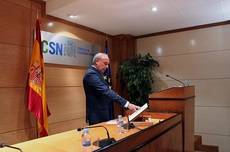 El secretario general del Consejo de Seguridad Nuclear,  Manuel Rodríguez.