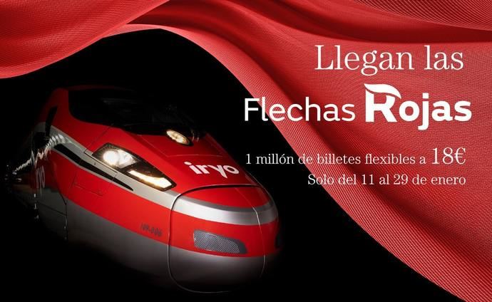 El nuevo operador Iryo anuncia la venta de un millón de billetes flexibles a 18 euros