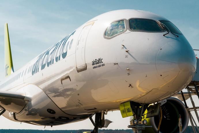 Avión de la aerolínea.