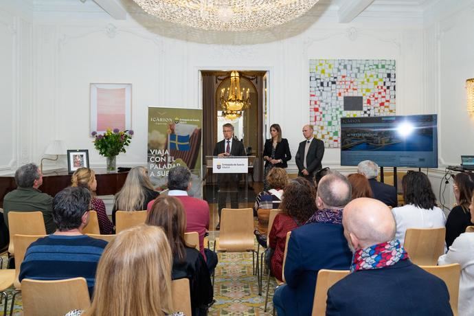 Evento en la residencia del Embajador de Suecia.