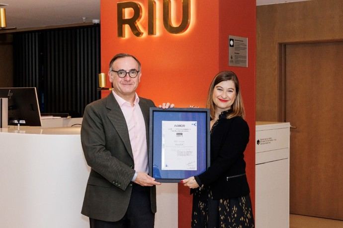 RIU, primera hotelera certificada por Aenor en Desperdicio Alimentario Cero