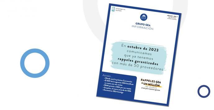 Rappeles, bonificaciones, premios y reuniones presenciales con GEA