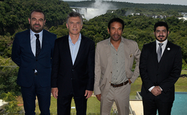 Escarrer y Macri inauguran el Gran Meliá Iguazú