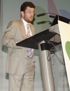 El vicepresidente de AEEPP, Eugenio de Quesada, director del Congreso Nacional de Editores y la Gala de Premios a los Editores del Año.