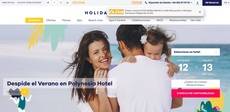 Página web Holiday World.