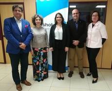 De izq. a der.: Carlos Canales, Sonia Gomez, Carolina Olarte, Juan Pablo Gonzalez y Mercedes Fernaud.