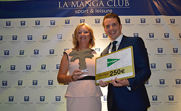 Marcelo Bottini y Linda Savage, ganadores del 19ª Open de Golf de La Manga Club