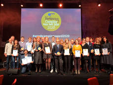 Representantes de los Campings de Tarragona que han asistido a la entrega de los Premios de la ANWB.