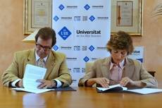 Llorenç Huguet y Gloria Fluxà.