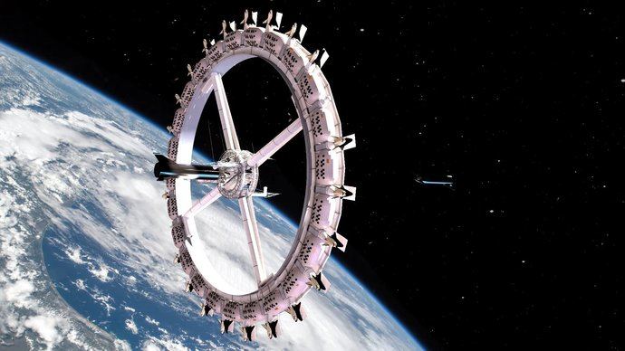 La apertura del primer hotel espacial está prevista para 2027