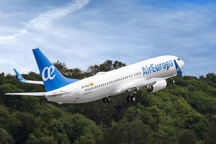 Air Europa superó los 165 millones de beneficio durante el pasado año 2023