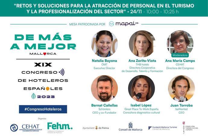 El XIX Congreso de Hoteleros aborda la gestión del talento y la formación