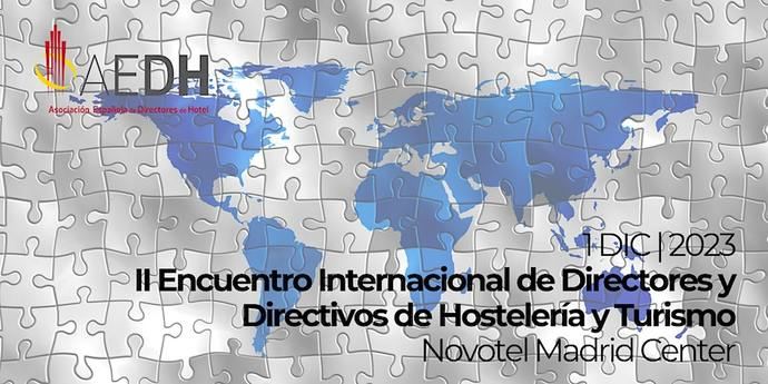 Cartel del II Encuentro Internacional de Directores y Directivos de Hostelería y Turismo