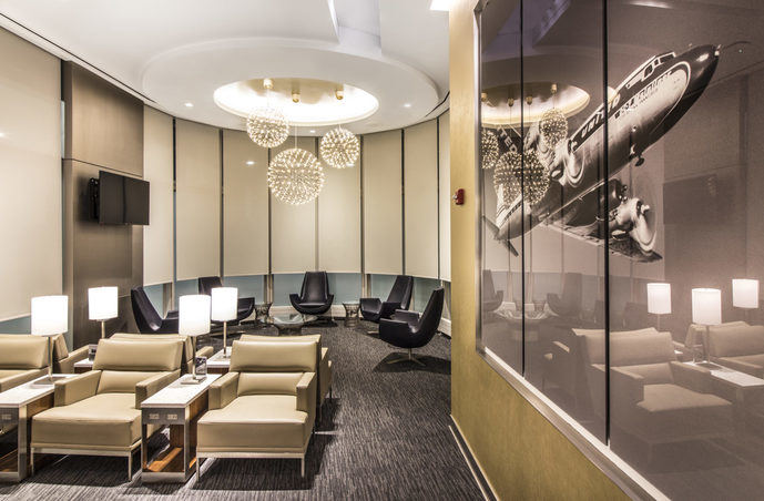 El nuevo club lounge de United Airlines en el Aeropuerto de Chicago O'Hare