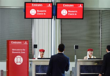Emirates presenta la primera ruta biométrica en el aeropuerto de Dubái