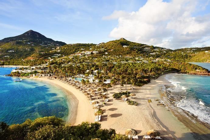 Playa ubicada en el Caribe.