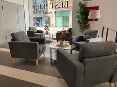 Recepción del hotel.