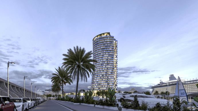 Málaga aprueba el proyecto de construcción del hotel Torre del Puerto