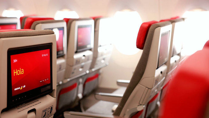 Cabina turista del A350 Next – Iberia