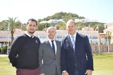 Eduardo Ruiz, Jesús Abellán y Nick Montgomery.