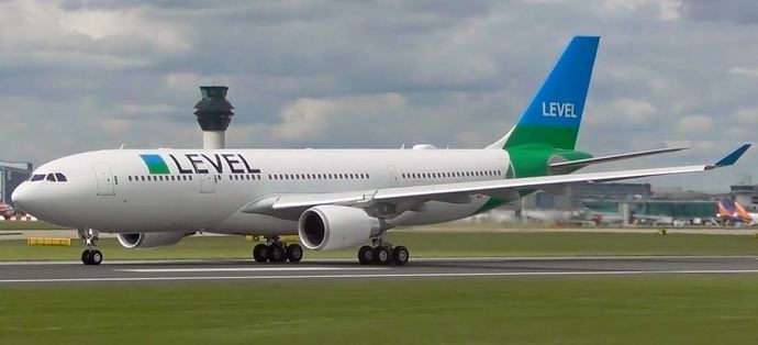 Avión de la aerolínea Level.