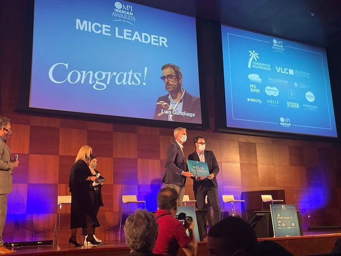 Luis Gandiaga, 'MICE Leader' en los MPI Iberian Awards