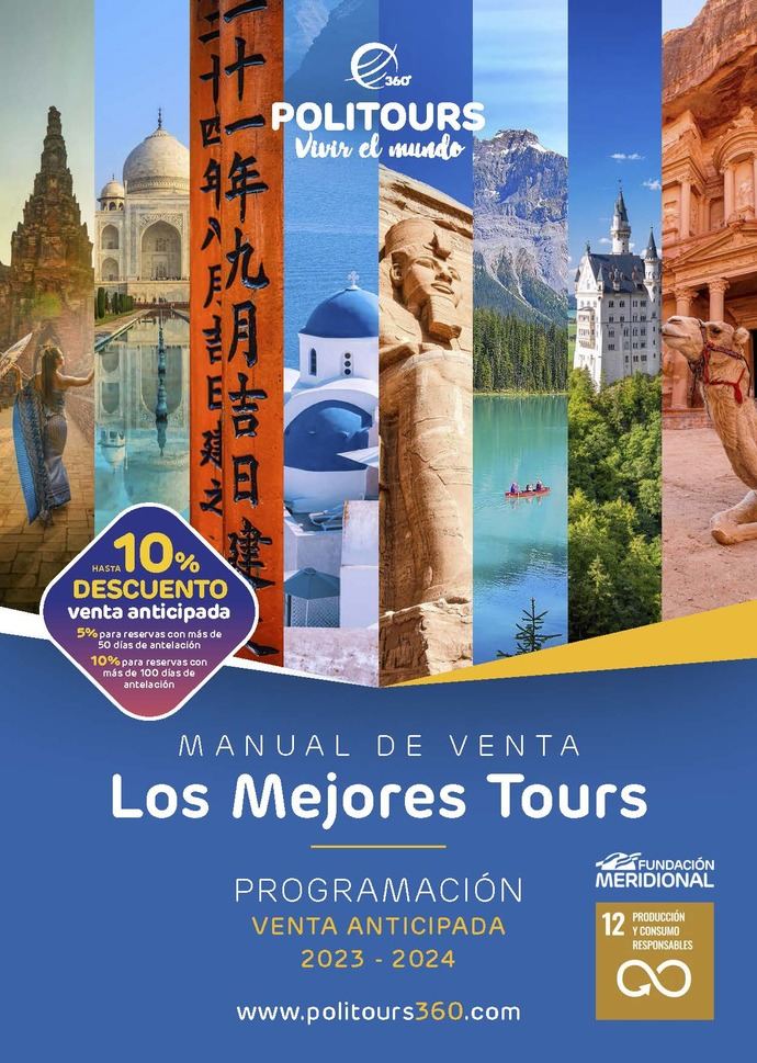 Politours lanza su manual de venta anticipada con las últimas tendencias