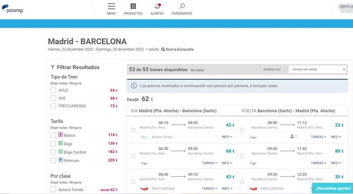 Grupo VECI lanza su buscador unificado de trenes