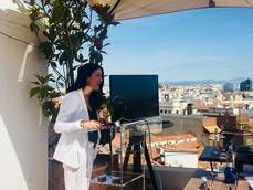 Mar de Miguel en la presentación de 'A Cielo Abierto'.