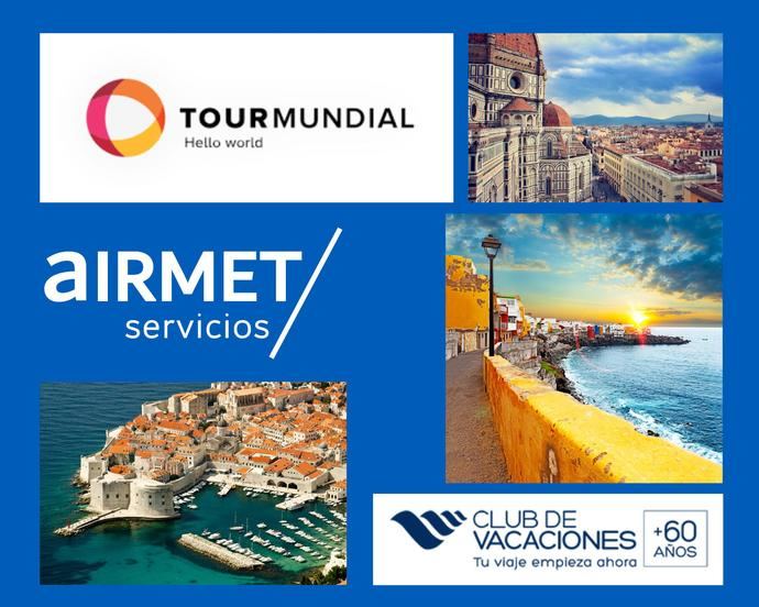 Airmet cierra nueva acción comercial con Tourmundial y Club de Vacaciones