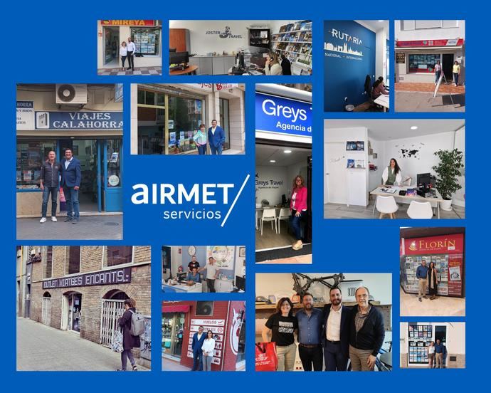 Airmet demuestra día a día su implicación con las agencias estando cerca de ellas